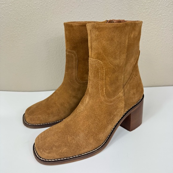 PORTLAND LEATHER Patina Oslito Suede Boots in Sand Orig $265 - Picture 3 of 12